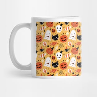 Cute Boo Pumpkin Halloween Mug